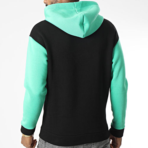 Sweat Capuche UY941 Noir Vert