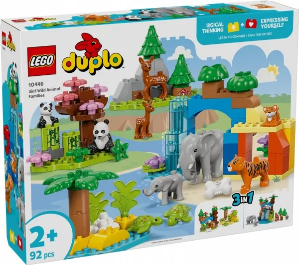 LEGO Duplo 10446 3-i-1 vilde dyrefamilier