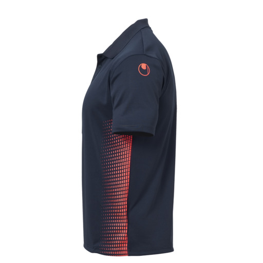 Camisa Polo Score Marine/Fluo Rot Uhlsport