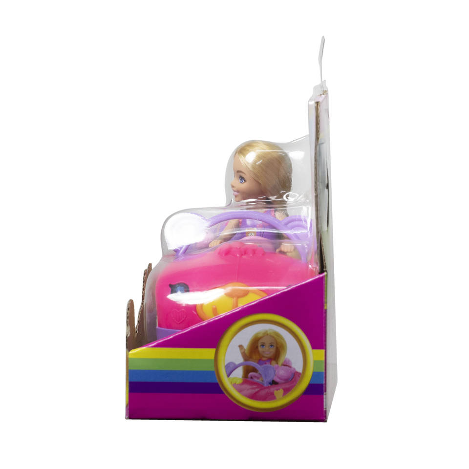 Barbie Chelsea auto met pop
