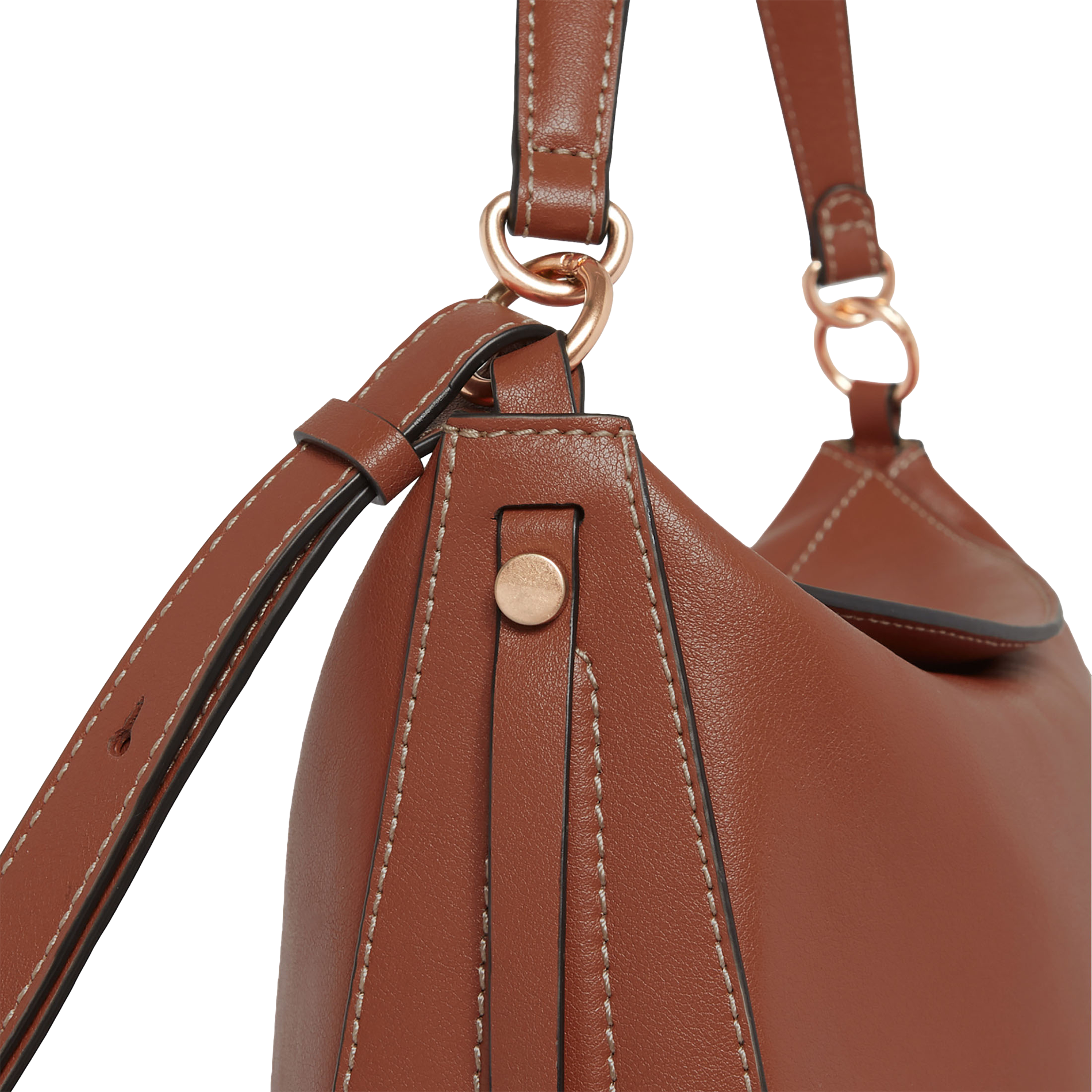 DAILY - Sac épaule en cuir | Beige