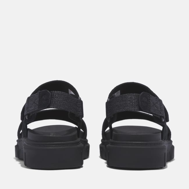 Sandalo a Doppia Fascia Greyfield da Donna in                colore nero