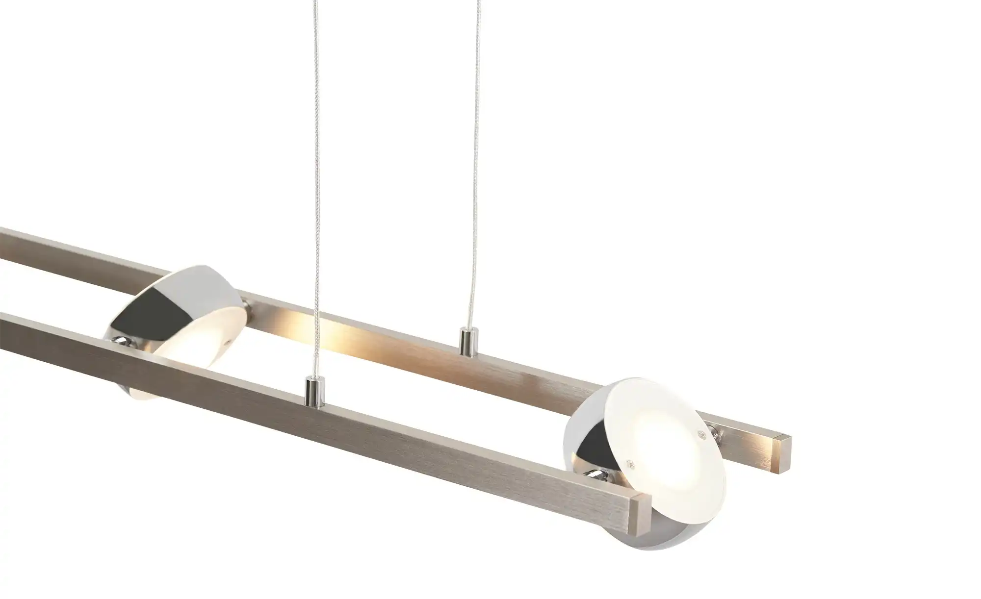 Paul Neuhaus Smart Home-Pendelleuchte, 8-flammig, Nickel matt