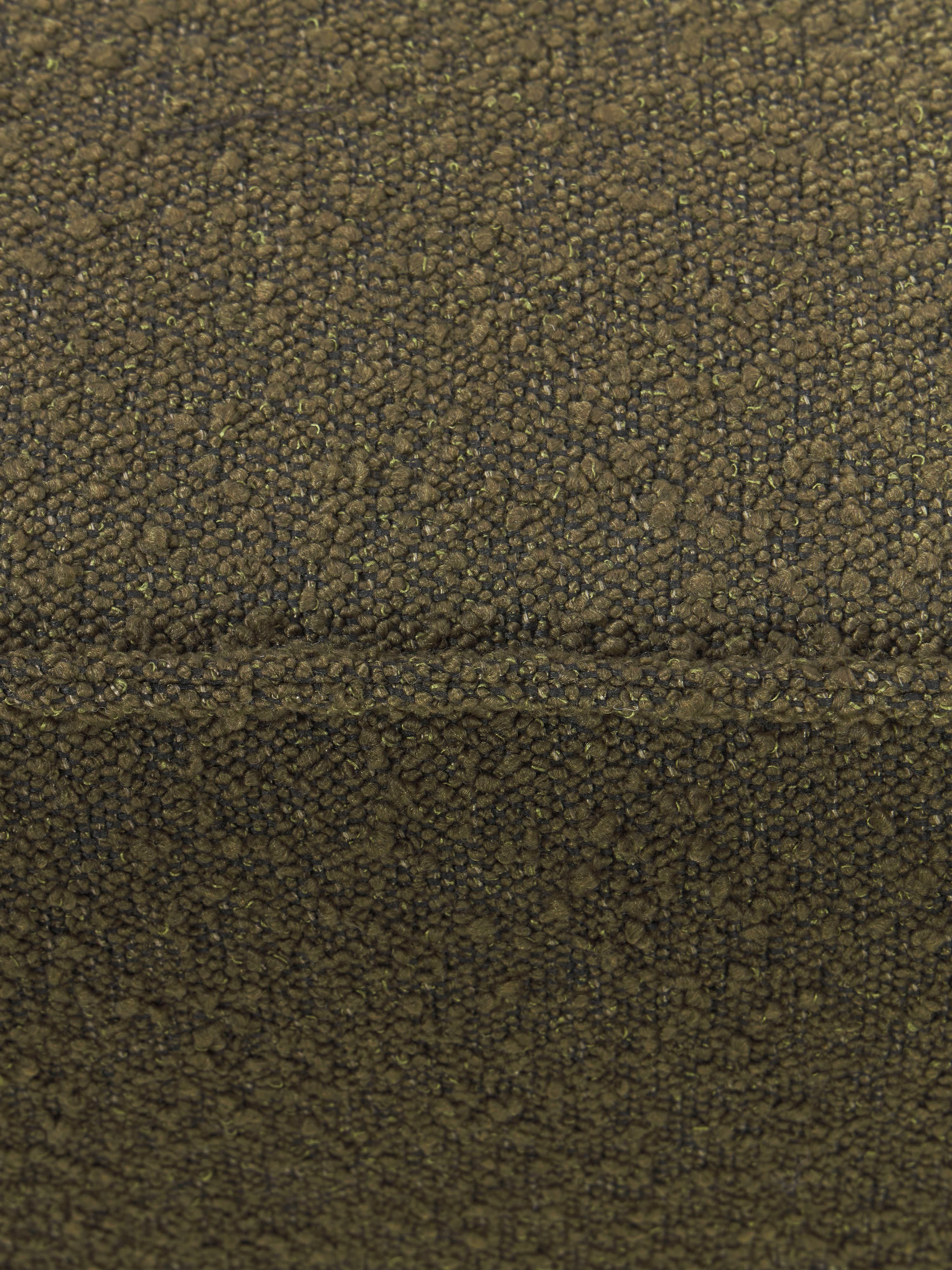 Chaise longue hoekmodule Lennon uit bouclé