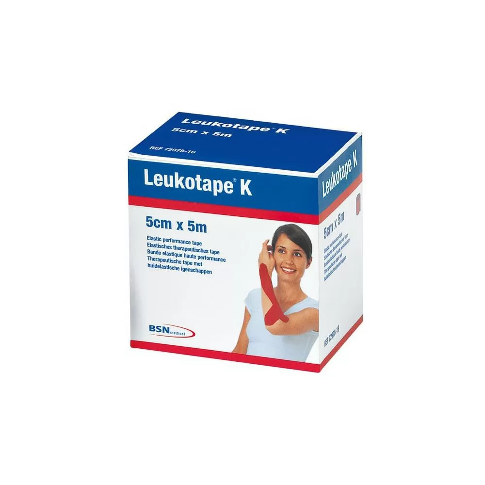 Leukotape K Rød 5cm x 5m
