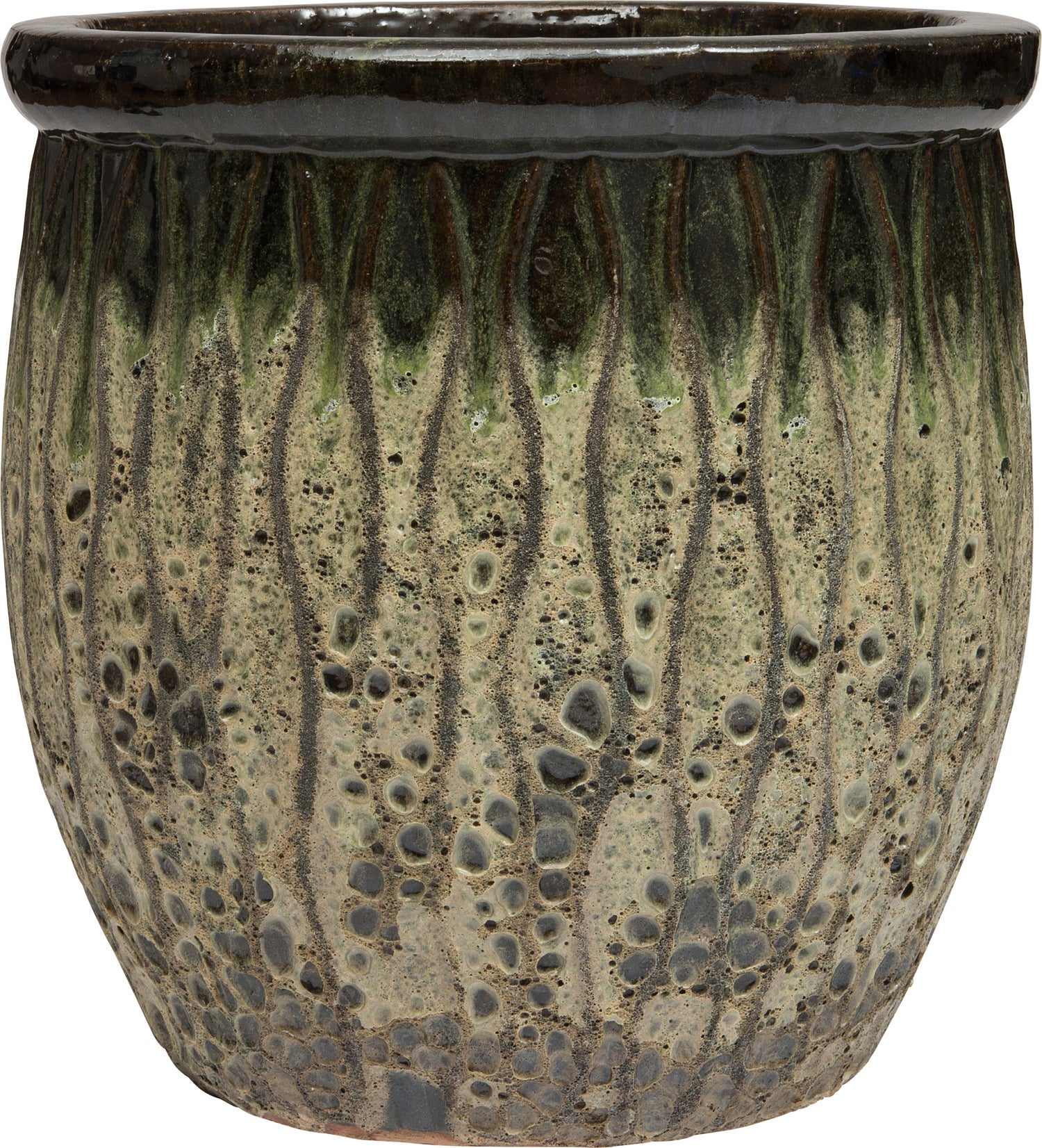 Intratuin bloempot Mario groen D 23 H 24 cm