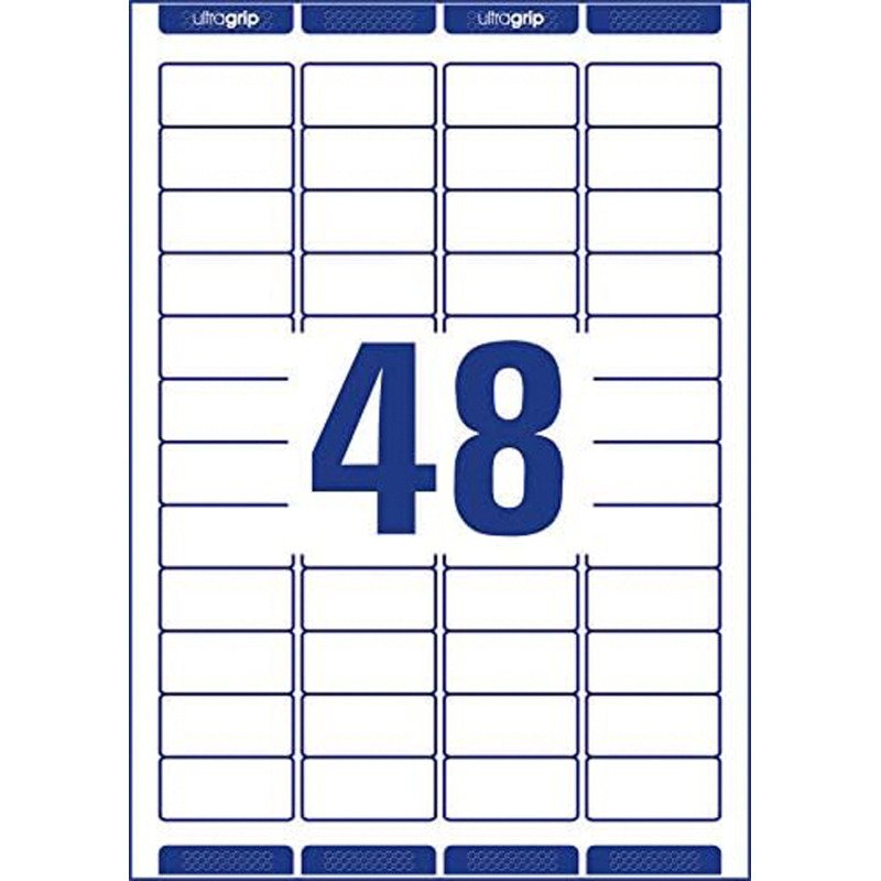 Etiquette d'adresse, 45,7 x 21,2 mm, blanc