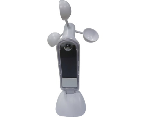 Zonne-wind- en zonnesensor, wit, voor gemotoriseerde zonneschermen