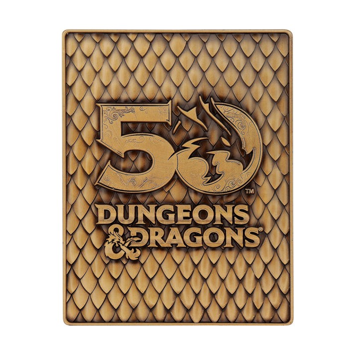 Dungeons & Dragons 50th Anniversary 1st Edition Book Cover Ingot Set