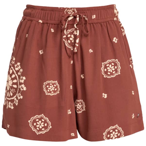 Short ROXY LEKEITIO BREAK HIGH PRINTED W ROOT BEER BACAN BANDANA