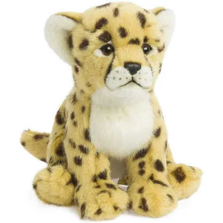 WWF Plüsch Gepard, realistisch gestaltetes Plüschtier, ca. 23 cm