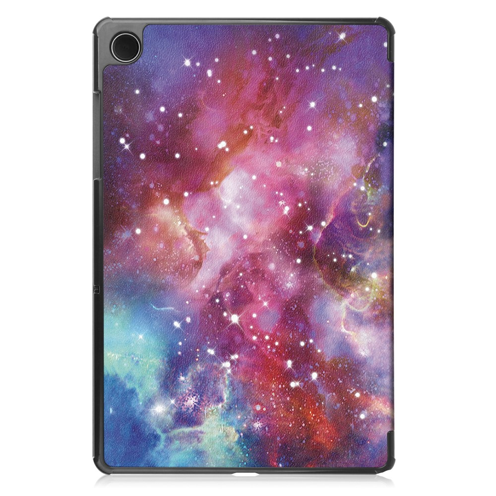 Samsung Galaxy Tab A11  Plus / A9  Plus Leder Tasche Smart Cover Schutzhülle - Galaxie