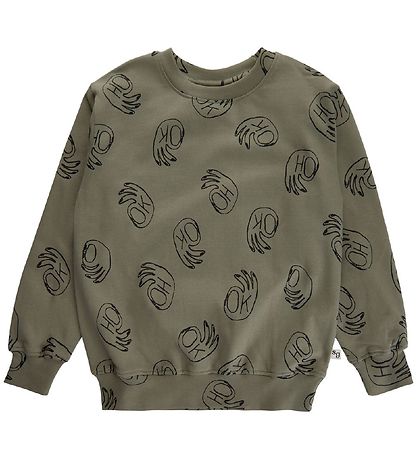 Soft Gallery Sweatshirt - SGKonRød - Deep Lichen green