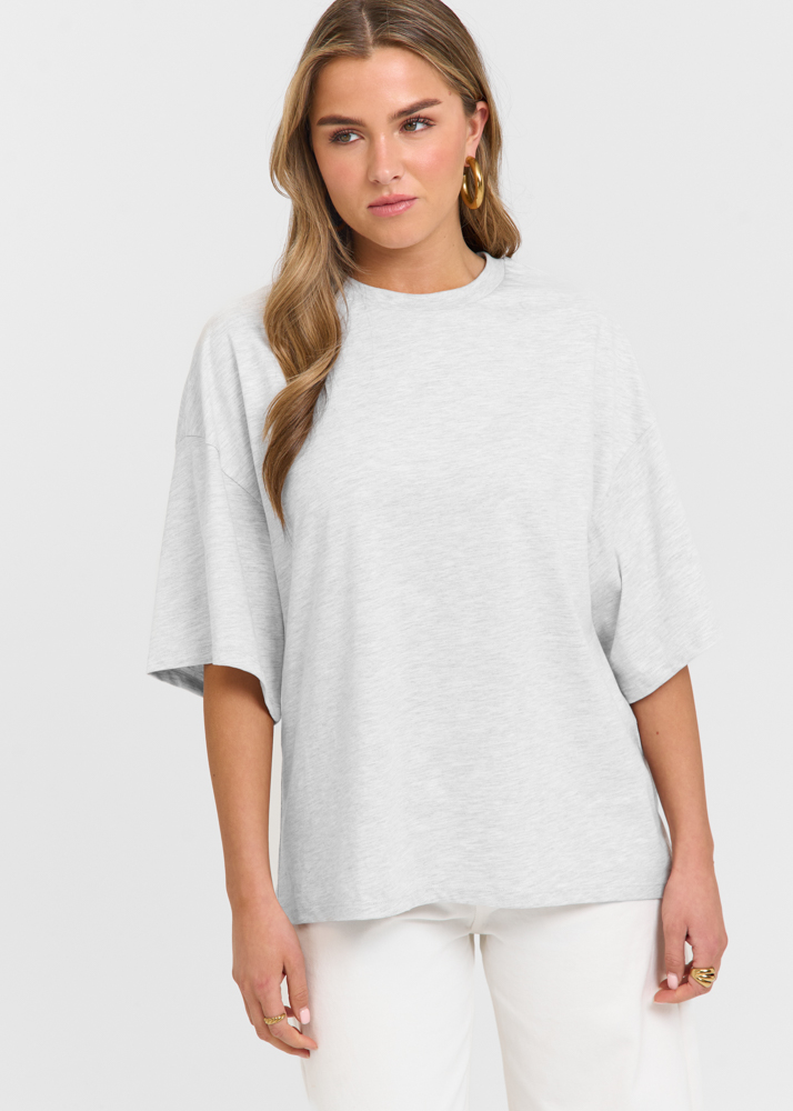 Boxy tee ash
