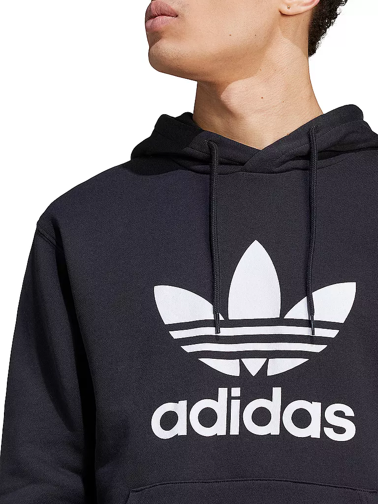 ADIDAS ORIGINALS Kapuzensweater - Hoodie TREFOIL  schwarz