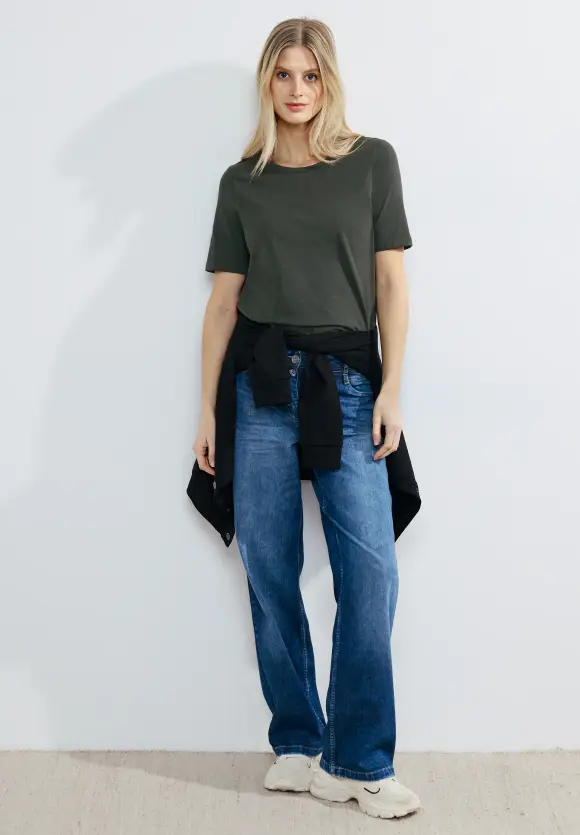 Basic T-Shirt - strong khaki