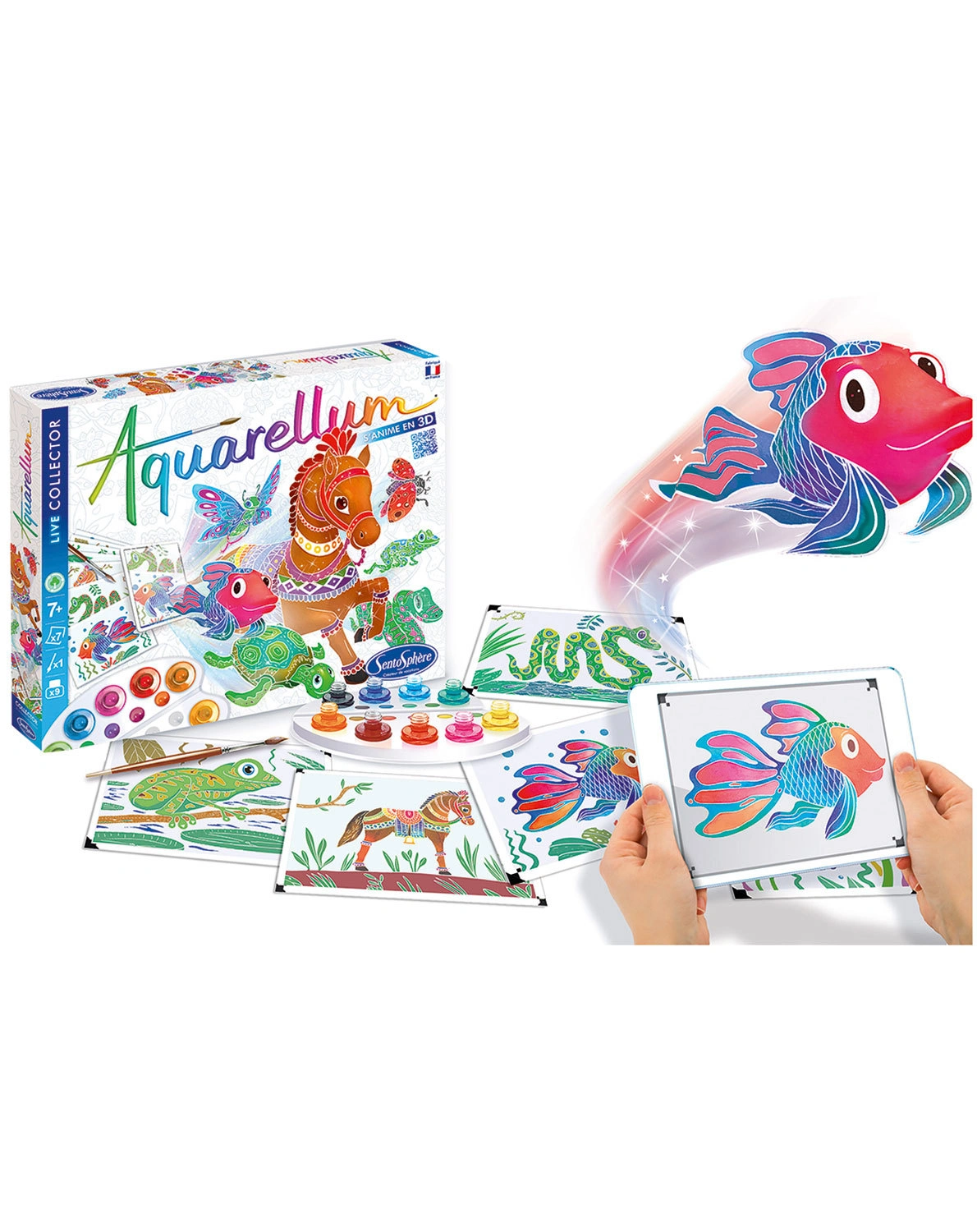 Malset AQUARELLUM - LIVE 3D TIERE