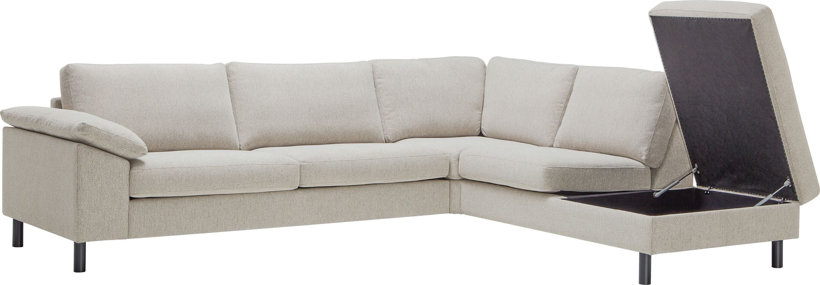 DIENER Ecksofa - Natur / B: 277.0 cm x T: 225.0 cm x H: 81.0 cm
