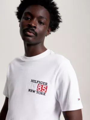 Camiseta de gola redonda com o logotipo de Nova York