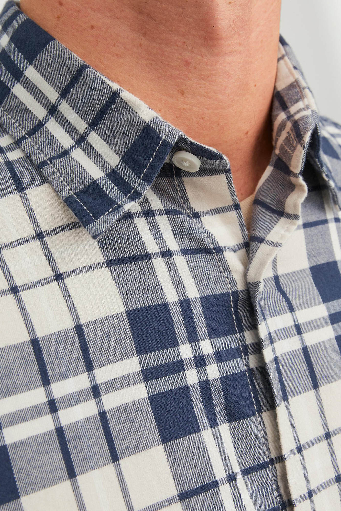 Camisa xadrez de caimento confortável