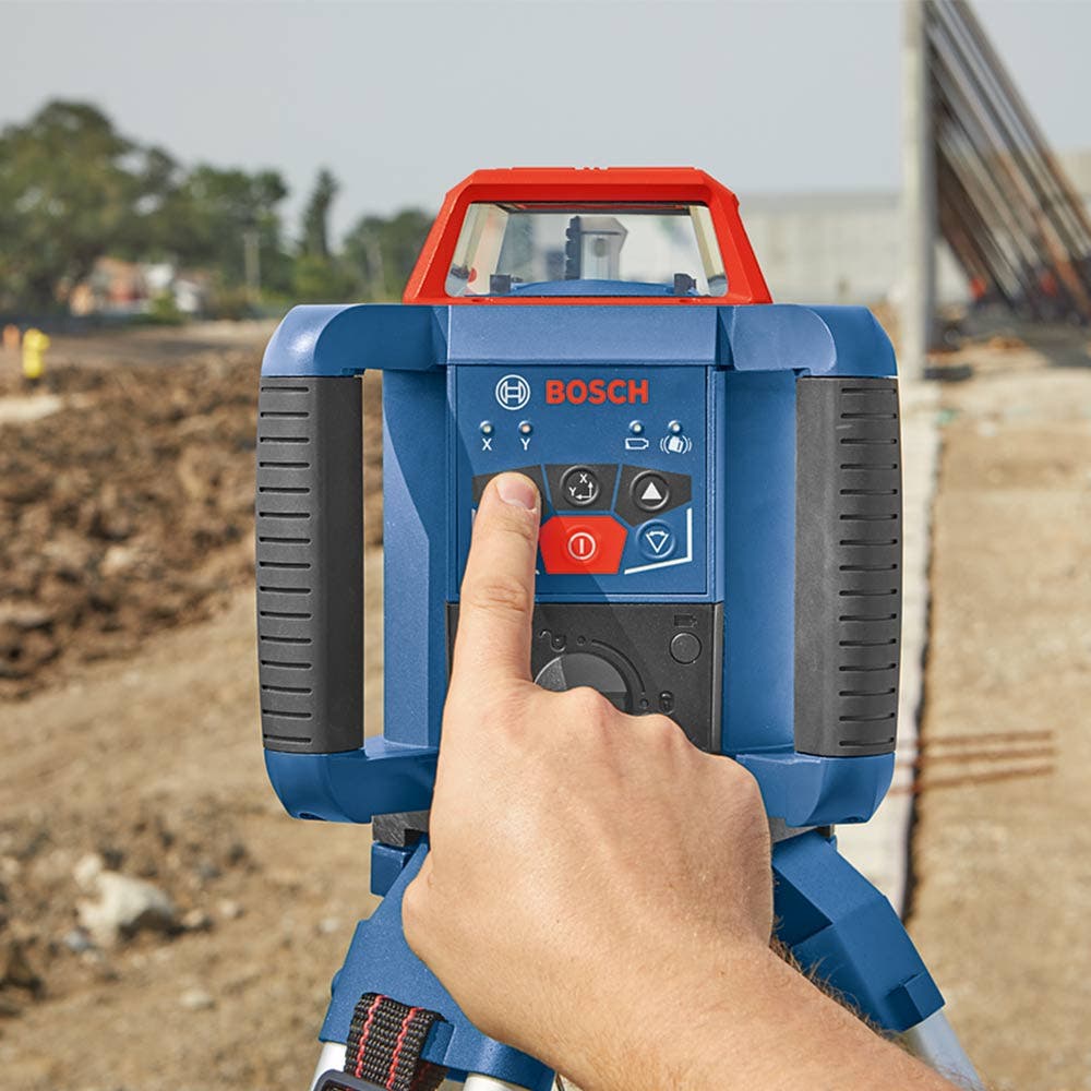 BOSCH 350M Dual Grade Rotary Laser GRL350 HV 0601061S40