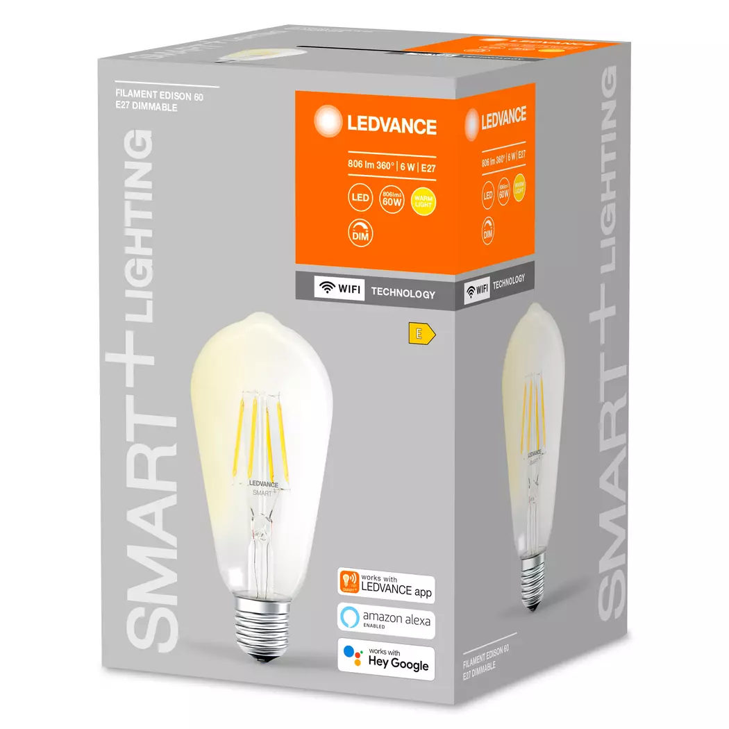 LED-Kolbenform E27/6 Watt/Energie E