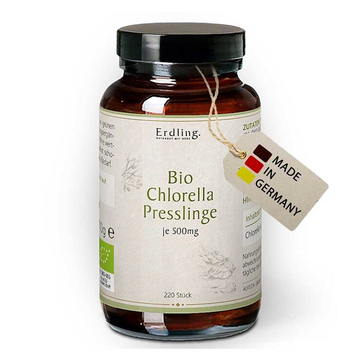 Chlorella Presslinge Bio Algen Erdling, 220 St