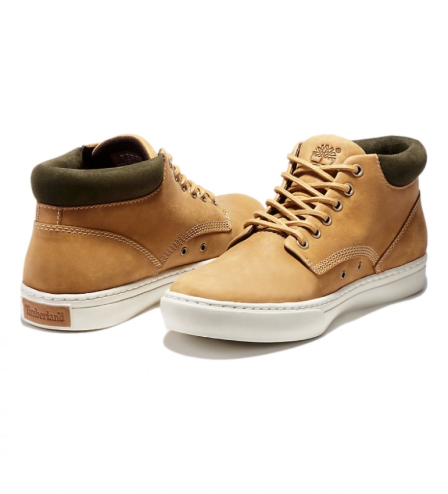 Sapatos Timberland Adventure 2.0 Cupsole Chukka em couro, cor camelo