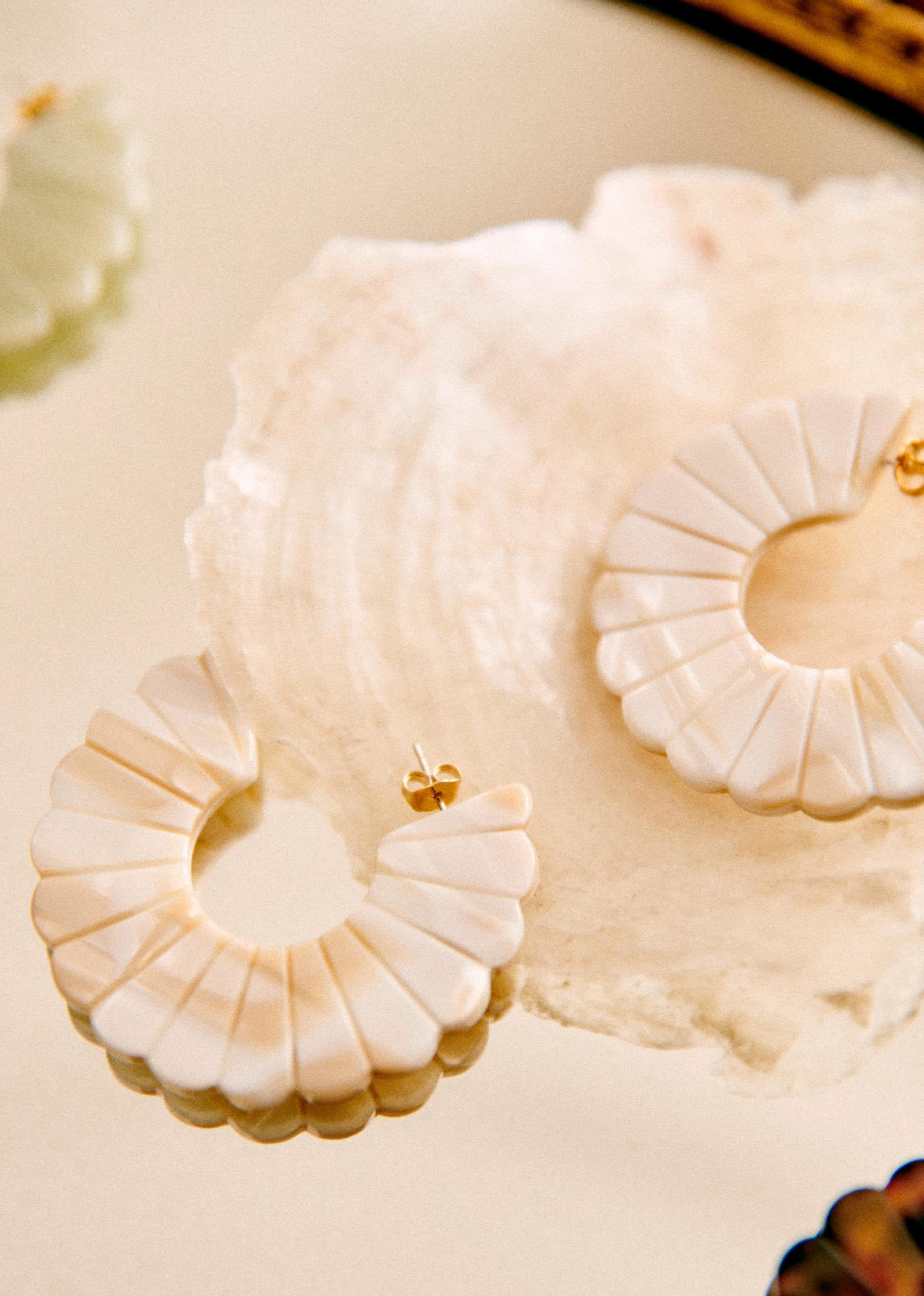 Boucles d'oreilles Sandy - Écru - LES COMPOSANTES/DÉCOUVRIR 5906616