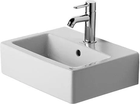 Duravit 0704450000, Vægmonteret håndvask, Keramisk, Hvid, 450 mm