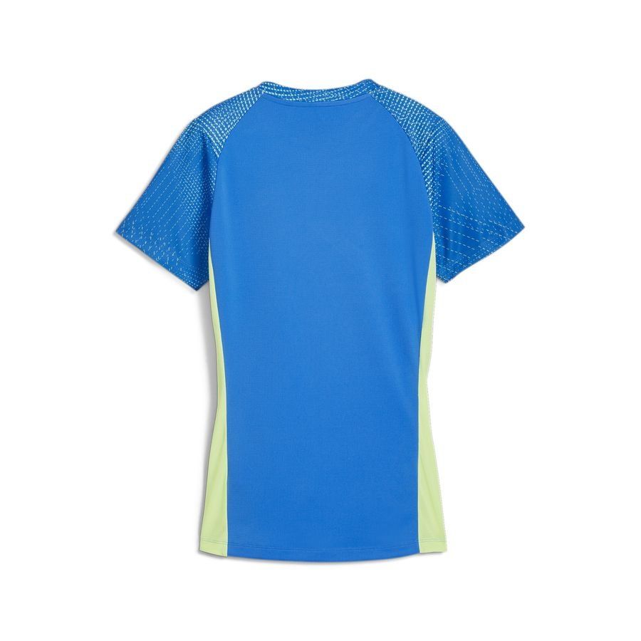 PUMA T-shirt d'Entraînement IndividualBlaze - Bleu/Fizzy Apple Femme