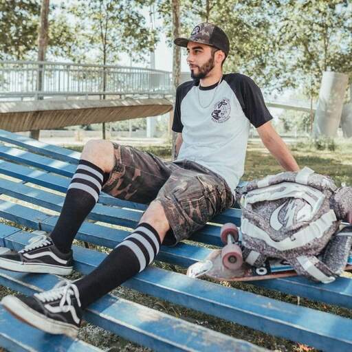 Calcetines American Socks Back In Black Knee High