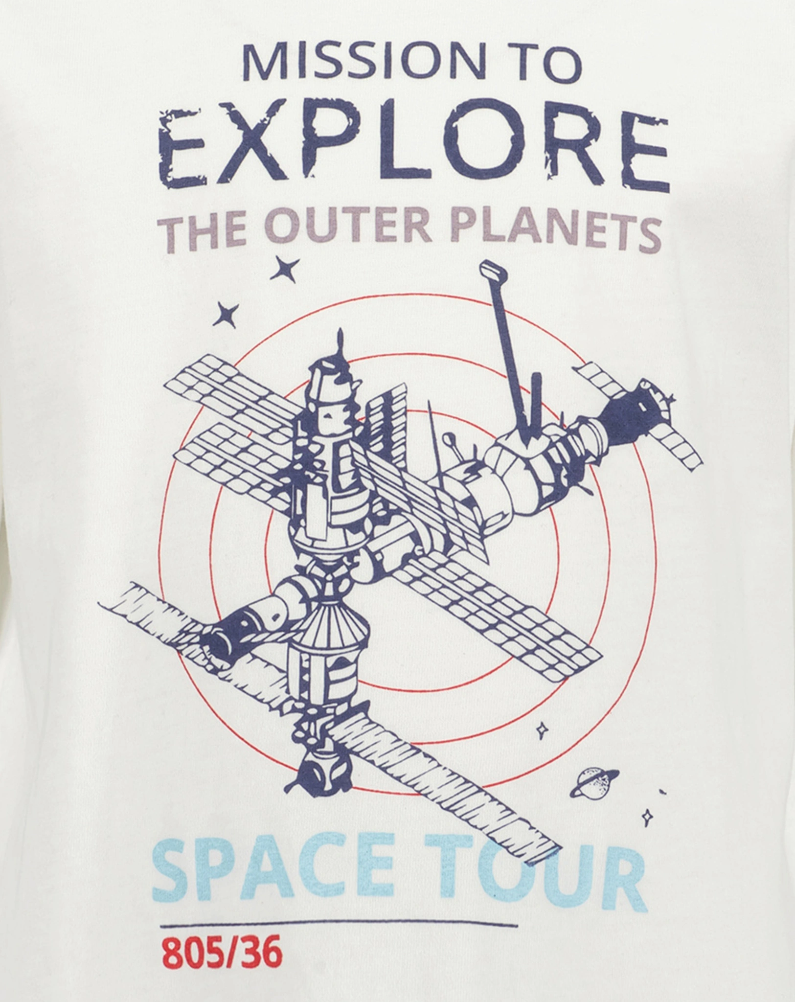 Langarmshirt EXPLORE in offwhite