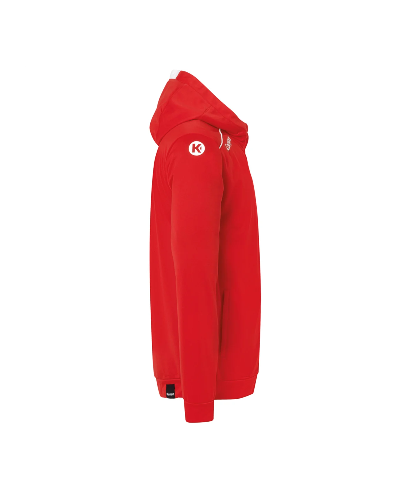 Kempa Player Kapuzenjacke Kids Rot Weiss F03