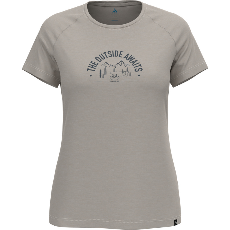 Odlo Damen Ride 365 PW 130 Bike Print T-Shirt