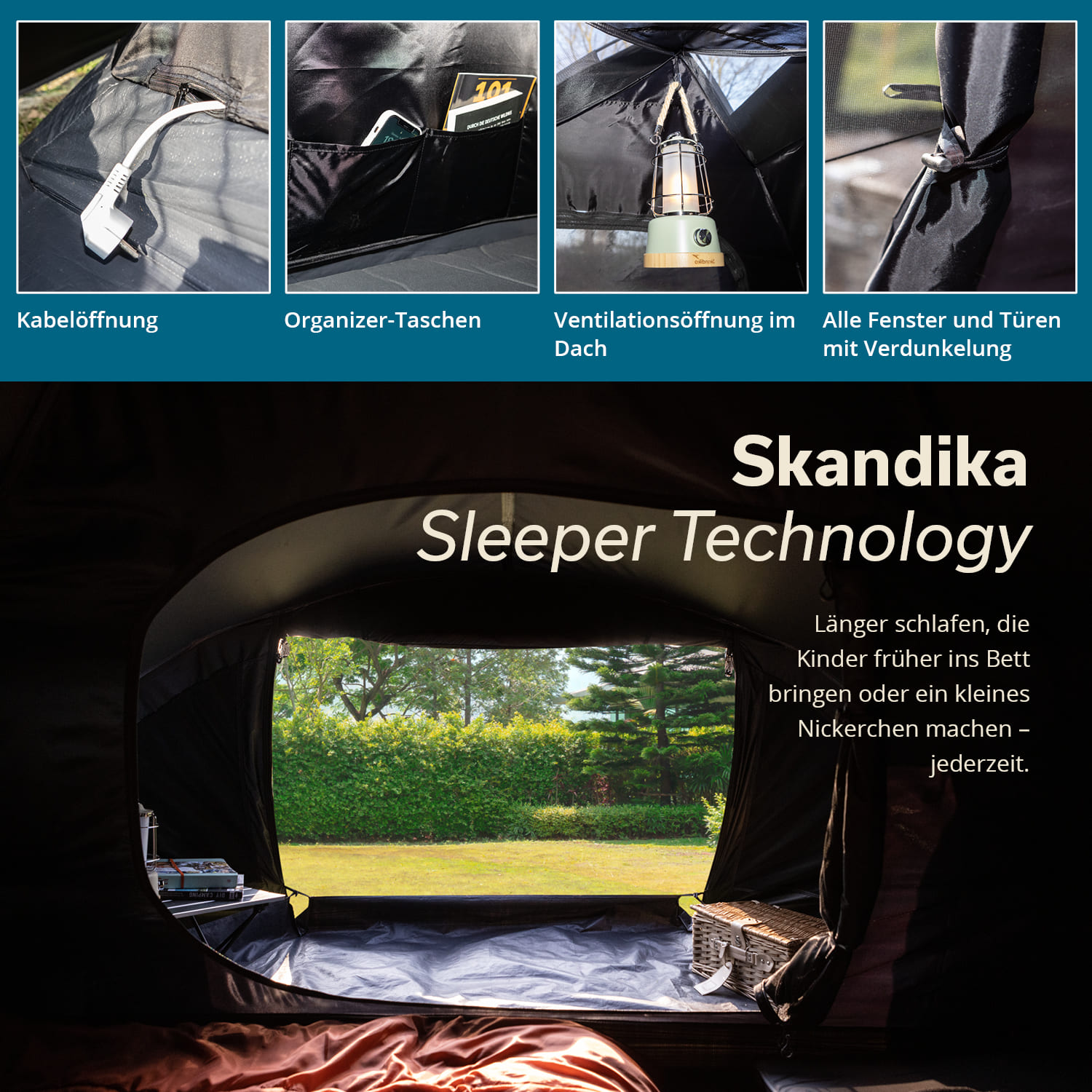 Skandika Dale 4 Sleeper koepeltent