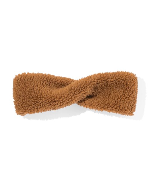 bandeau femme avec torsade teddy