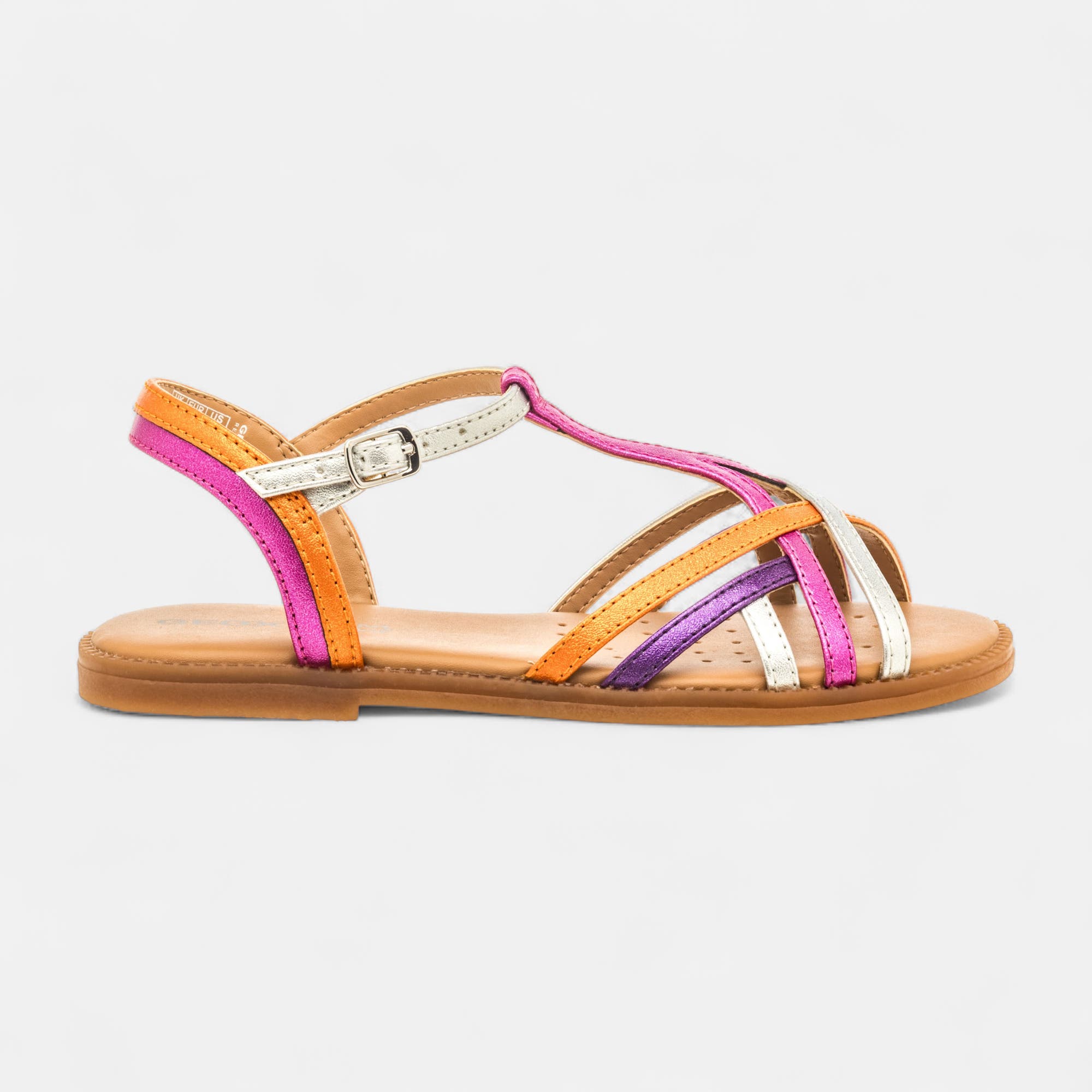 Nu-pieds Fille multicolore