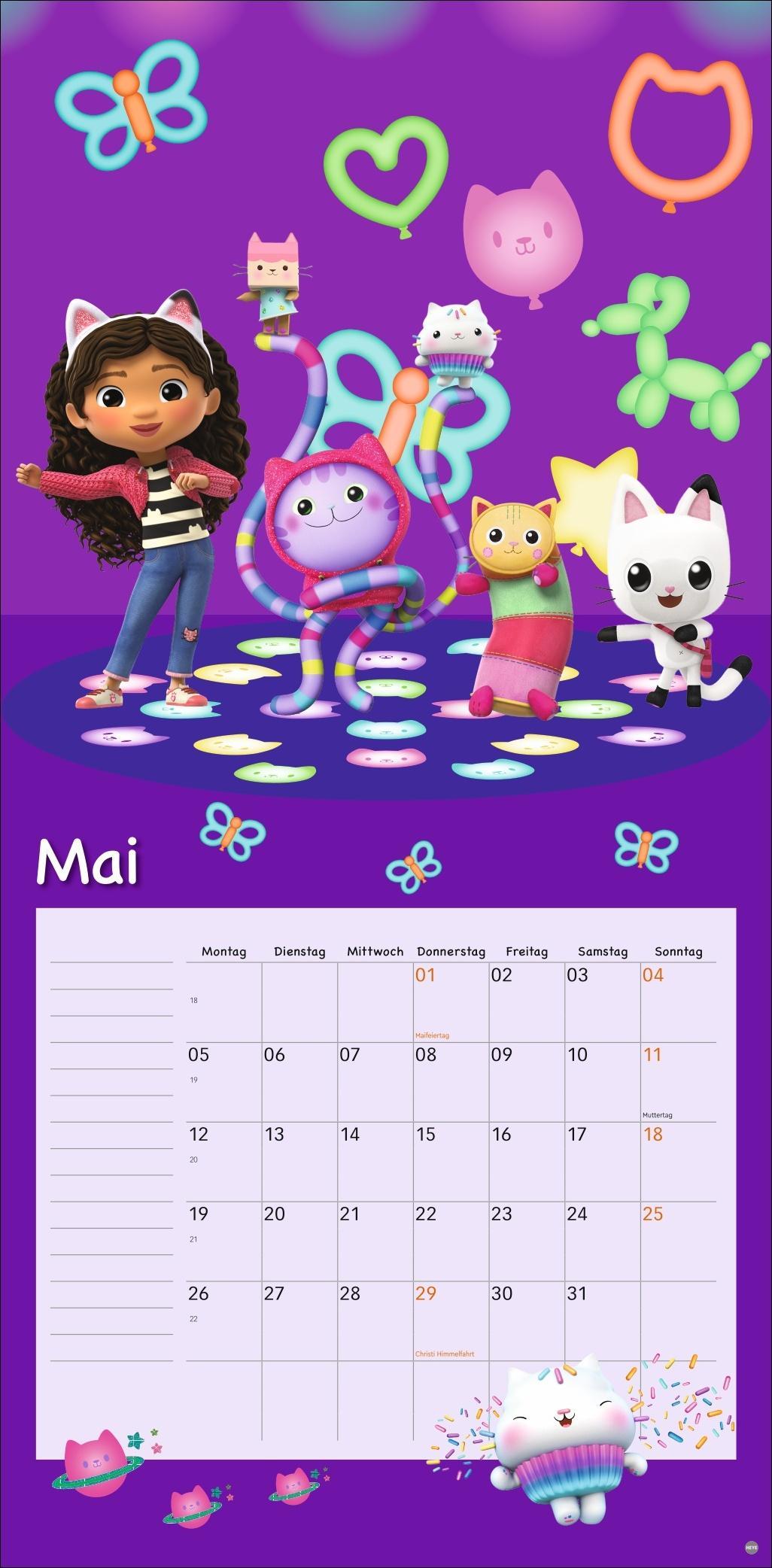 Gabby's Dollhouse  Broschurkalender 2025