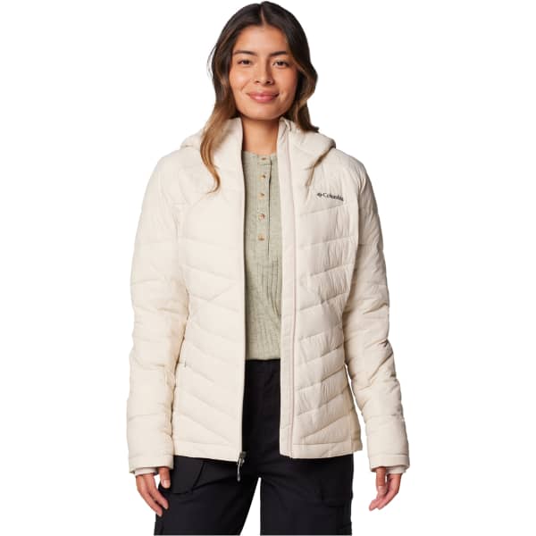 Doudoune randonnée COLUMBIA W JOY PEAK II HOODED JACKET DARK STONE