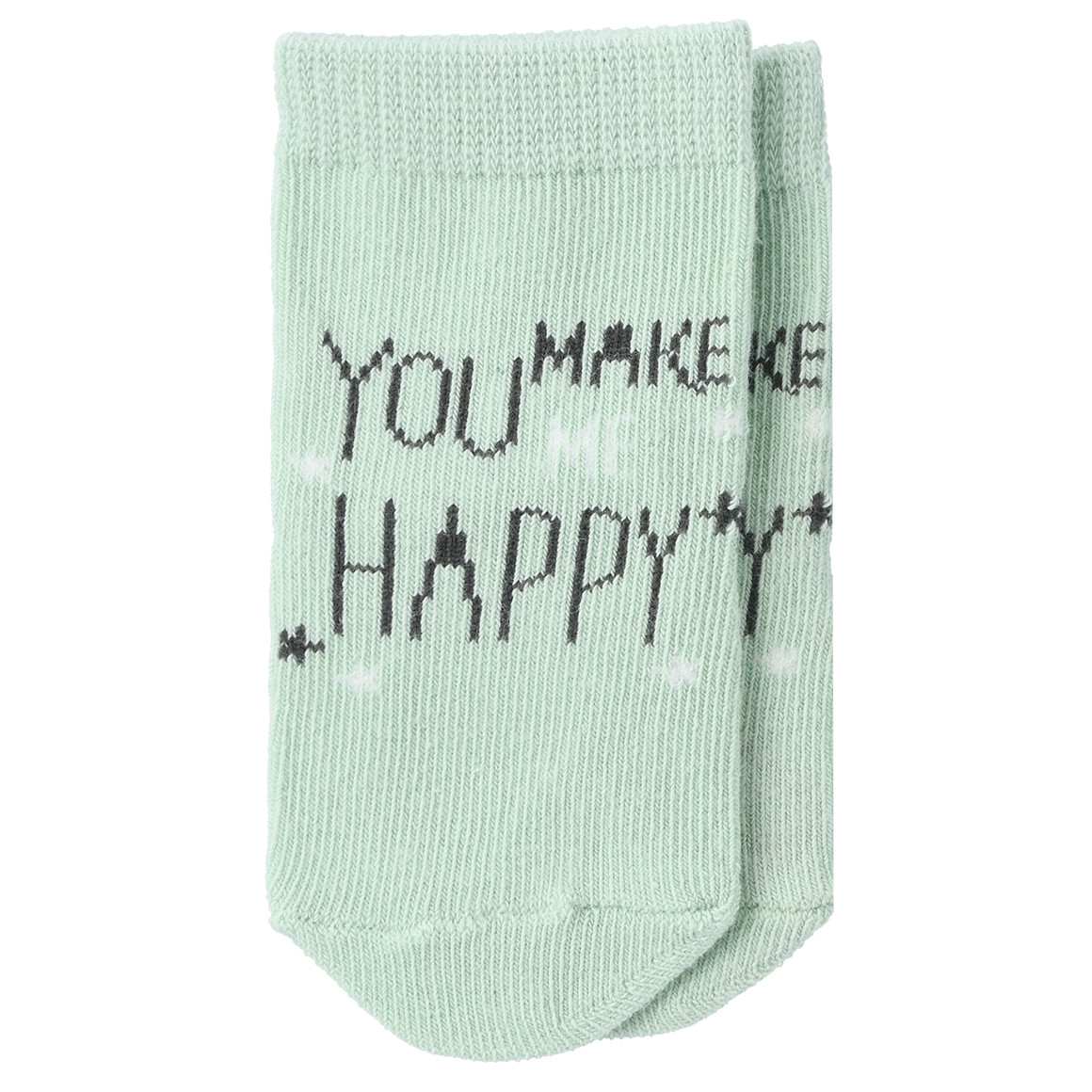 Topomini 2 Paar Newborn Socken mintgrün / türkis