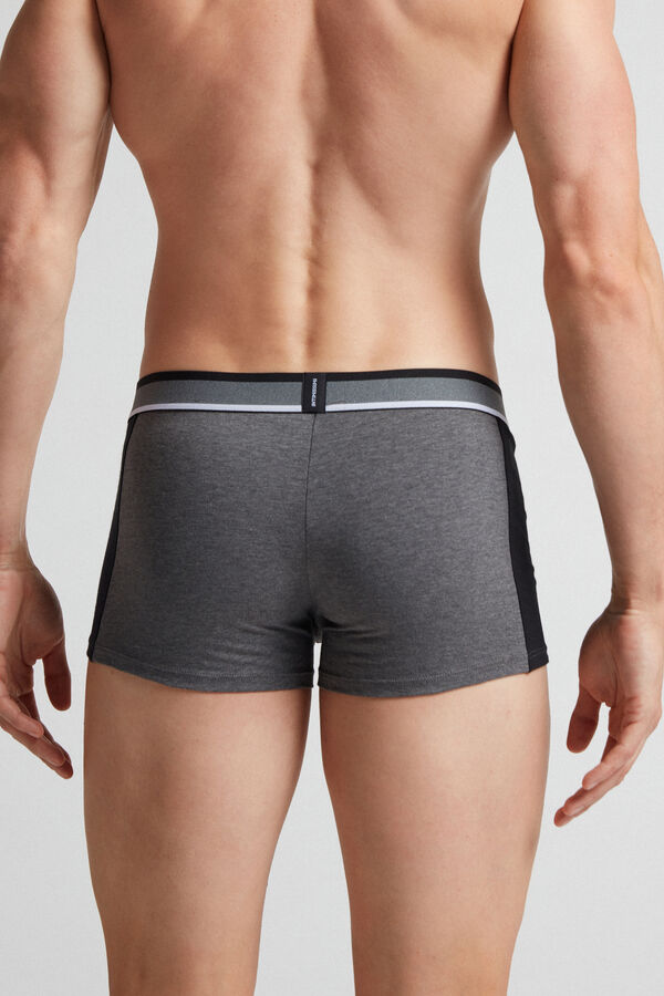 Cuecas Boxer de Algodão Elástico Bicolor Supima®
