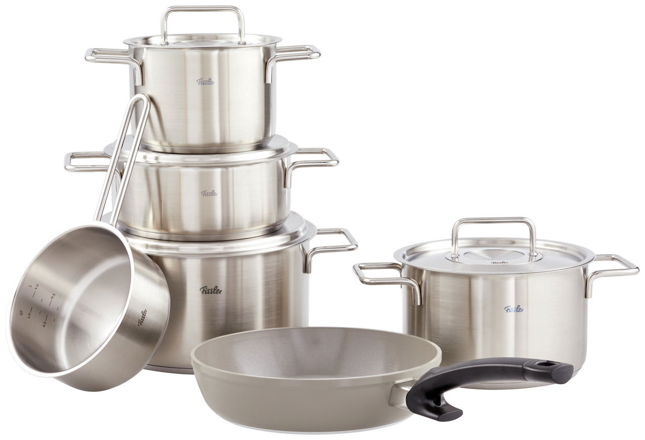 Fissler Topfset  5-tlg. PURE + Gratis Bratpfanne Ceratal 24cm