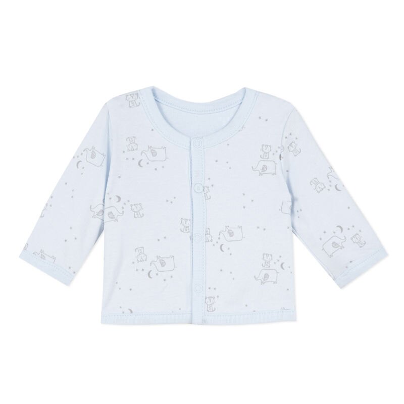 Veste réversible bleue éléphants naissance Absorba Aucune nuance