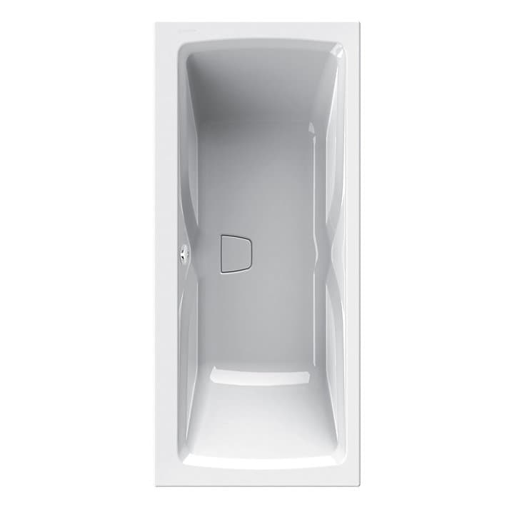 Baignoire double 180x80 cm en Toplax blanc Sylène Duo Allibert
