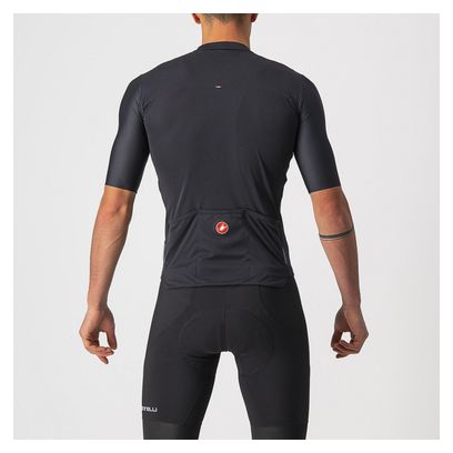 Maillot Manches Courtes Castelli Prologo 7 Noir