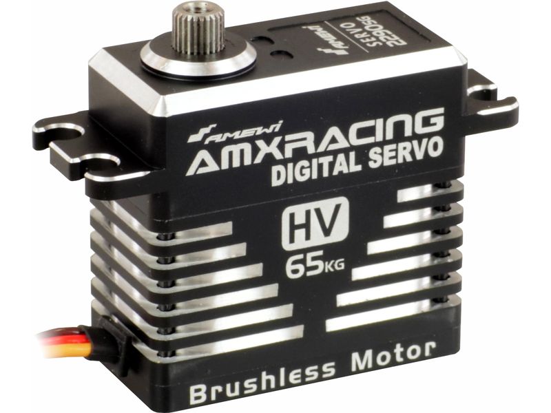 Amewi Standard Servo AMHV2290SG Pro 65 kg, 0.11 s, Brushles Brushless Digital HV Servo mit Stahlgetriebe