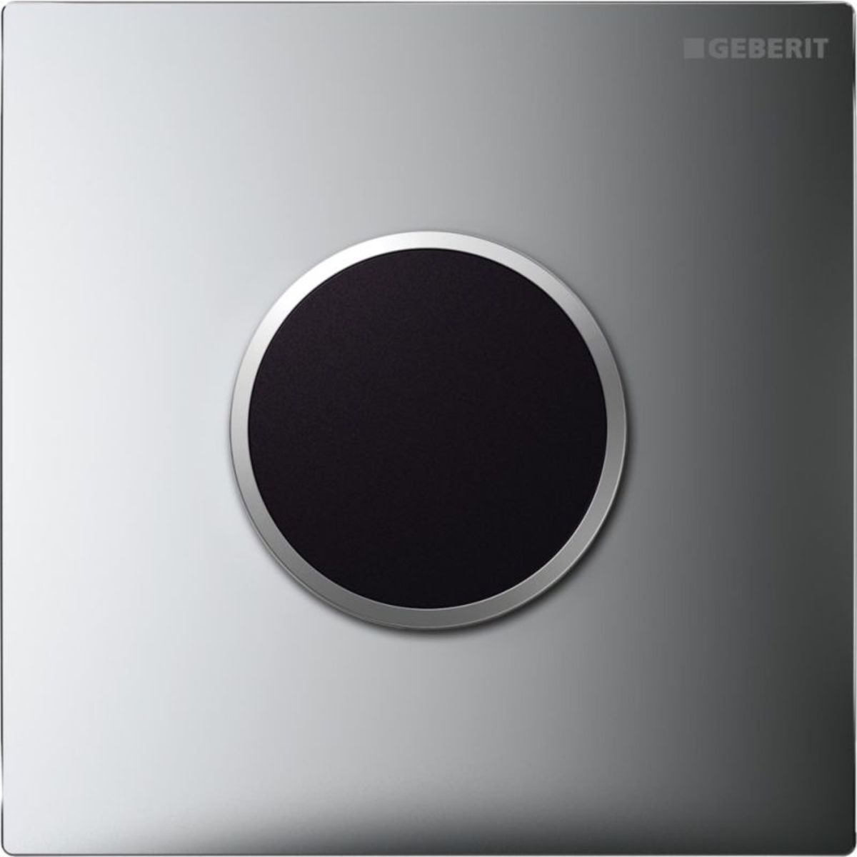 Geberit type 10 urinoir bedieningsplaat 230V glans chroom/matchroom