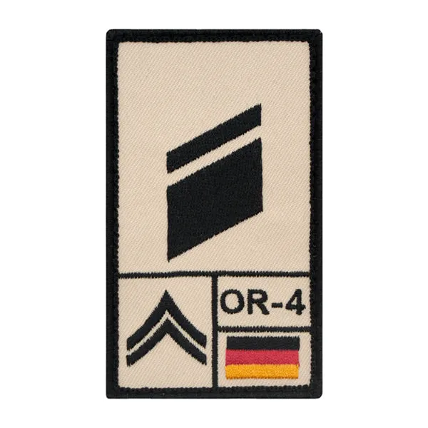 Café Viereck -  Rank Patch Stabskorporal