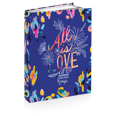 Agenda Premium Ettavee - 1 jour par page - 12 x 17 cm - différents modèles disponibles - Kid'Abord